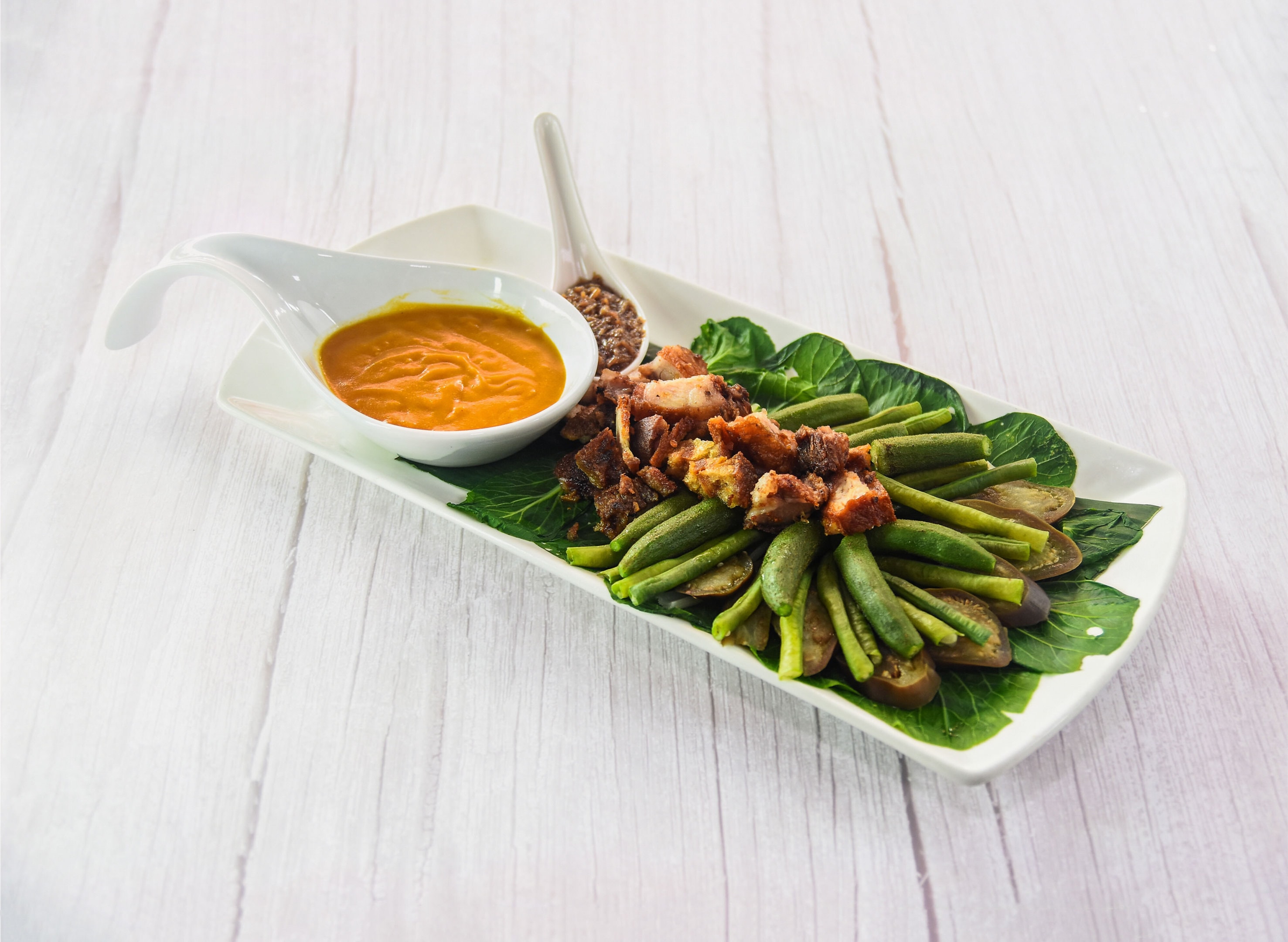 Delicious kare kare with peanut sauce