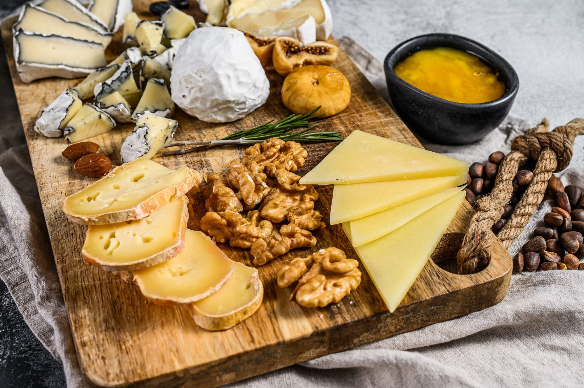 DIY cheese platter