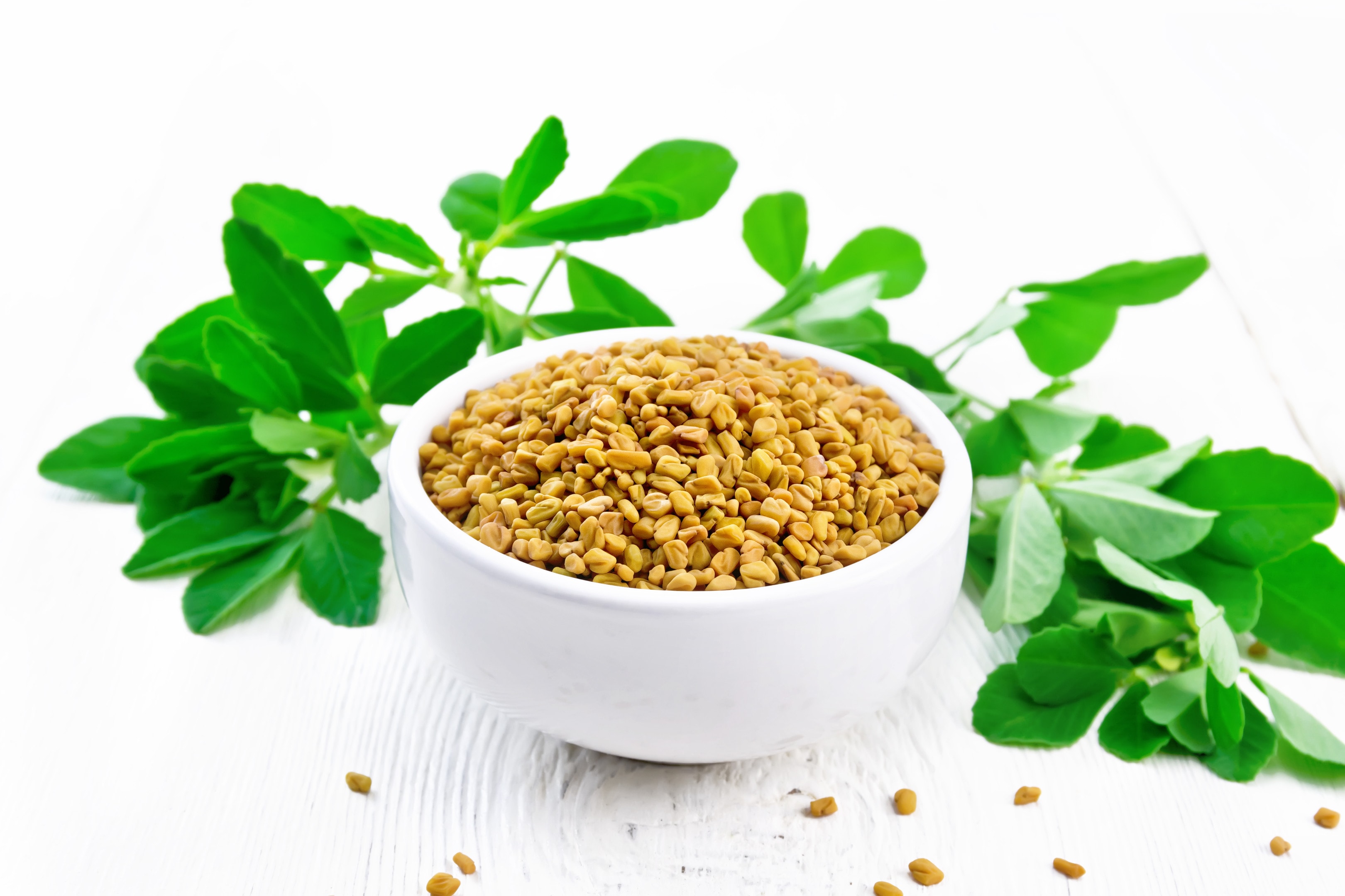 Fenugreek seeds in a bowl