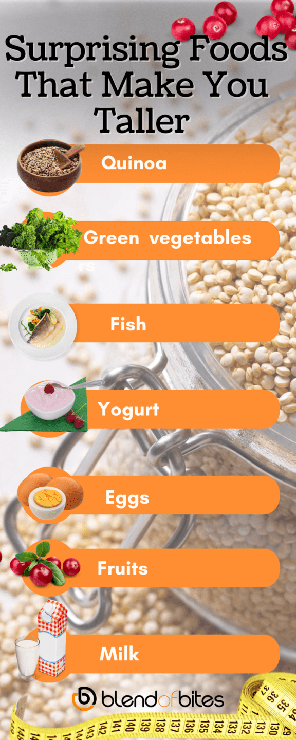 Foods that Make you Taller Infographic