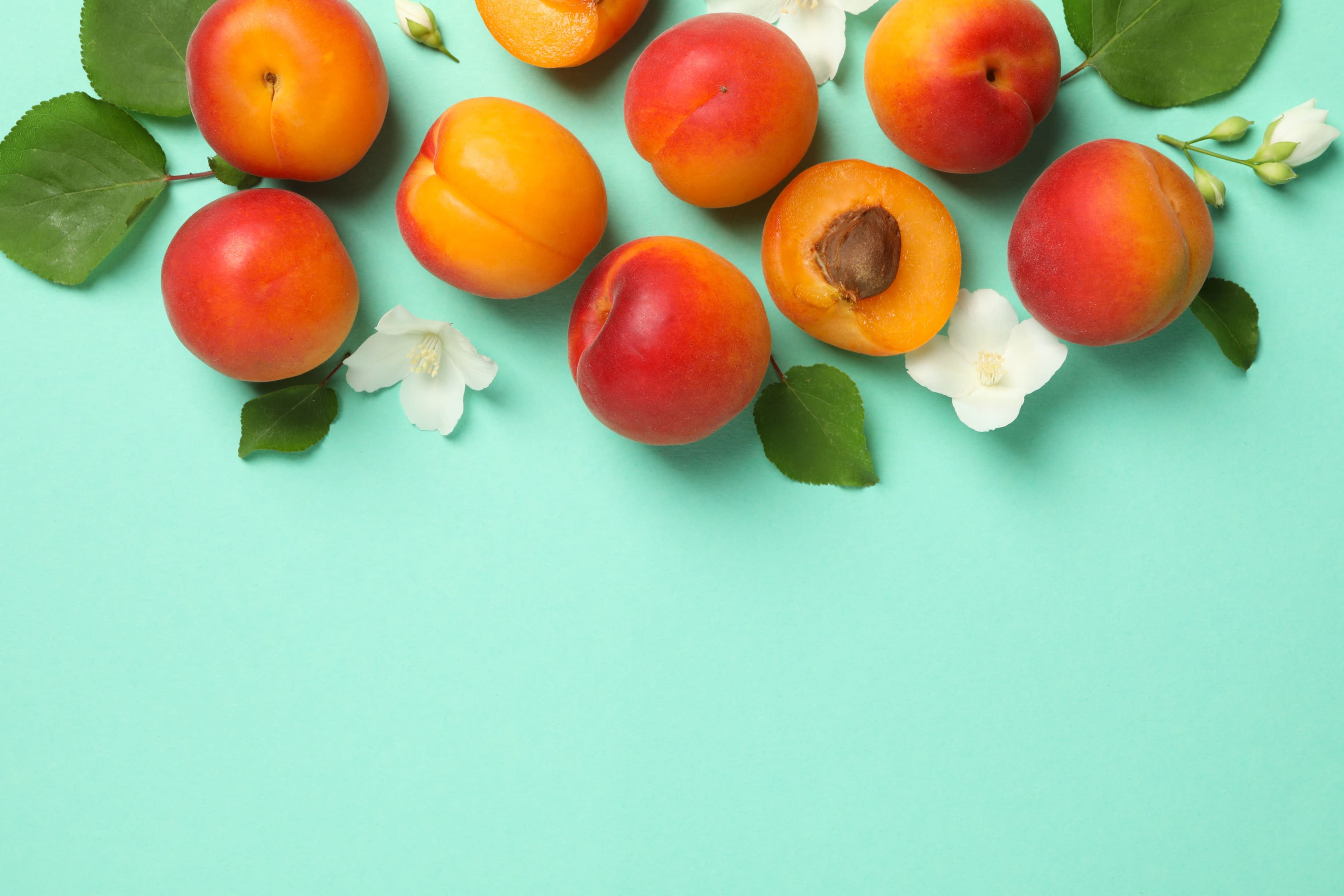 Fresh apricots