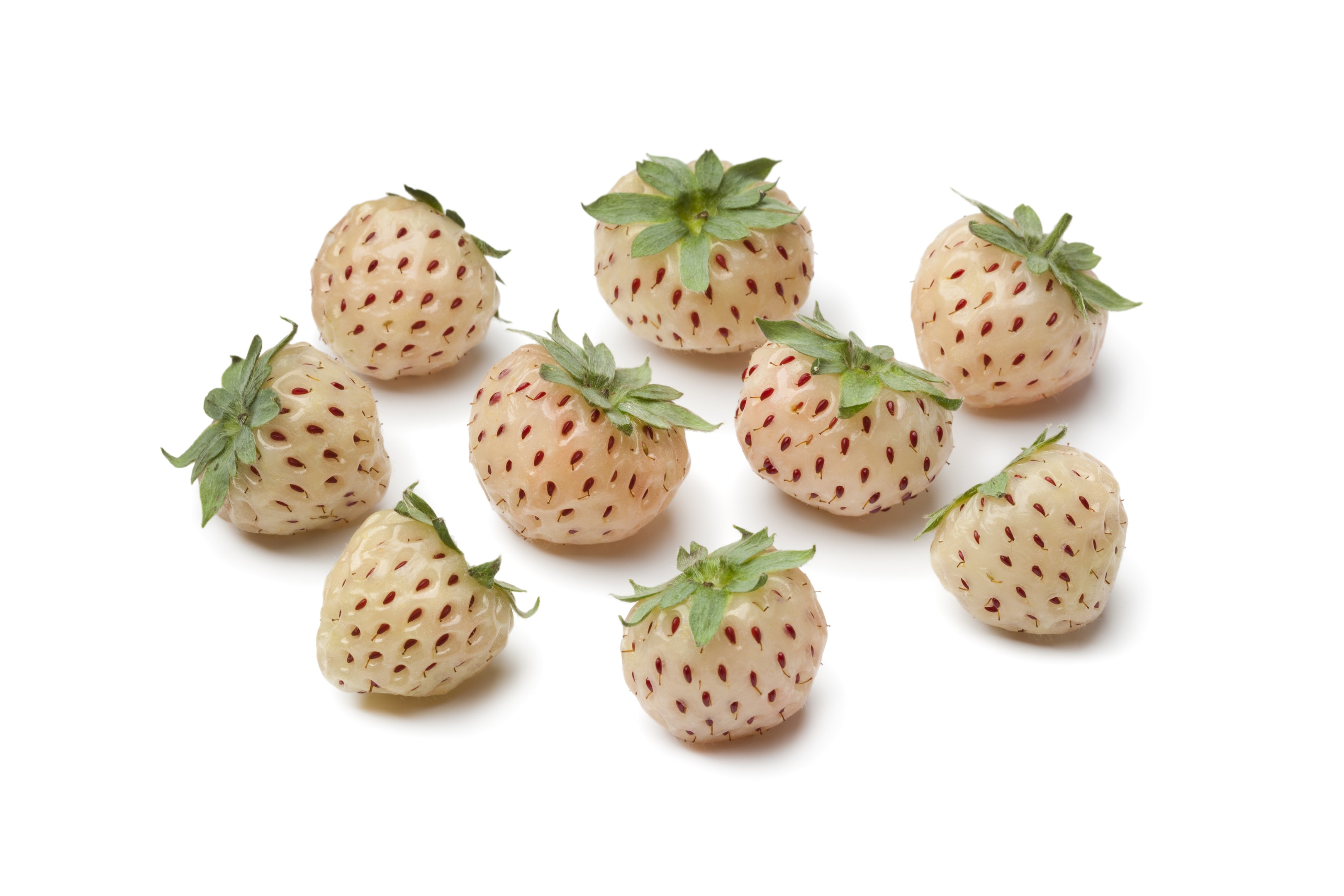 Fresh pineberries assortment