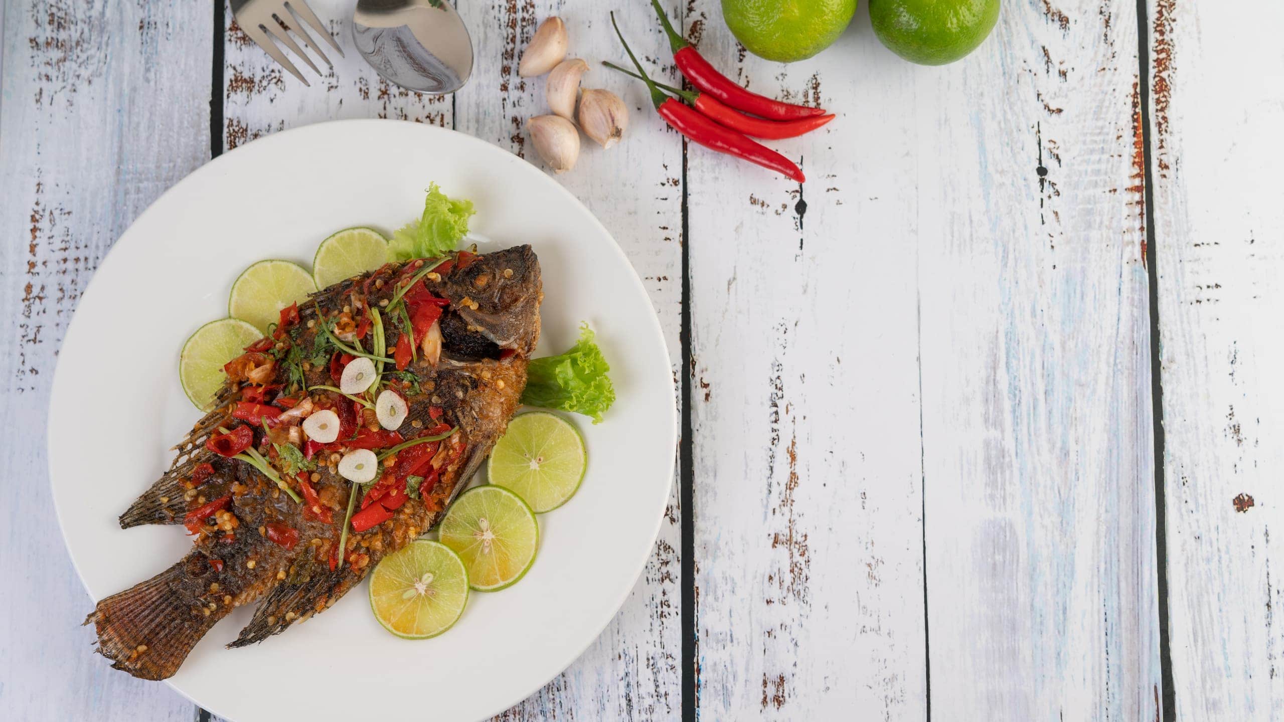 spicy version of mangrove snapper