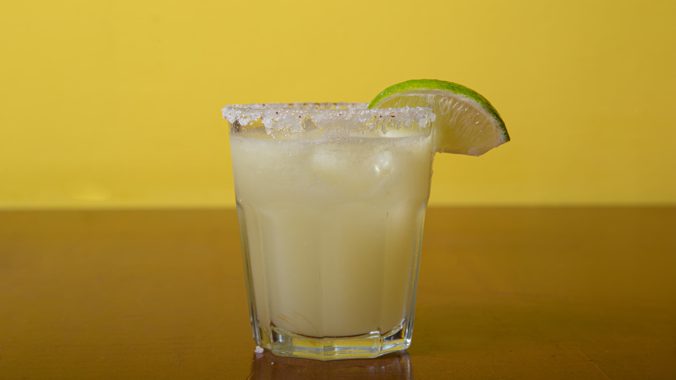 homemade Bartaco margarita with lime
