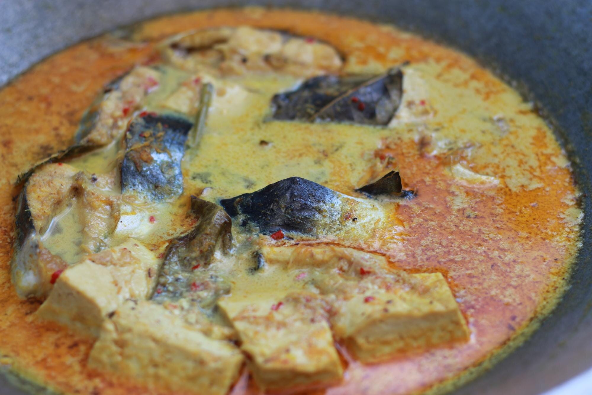 Indonesian fish curry