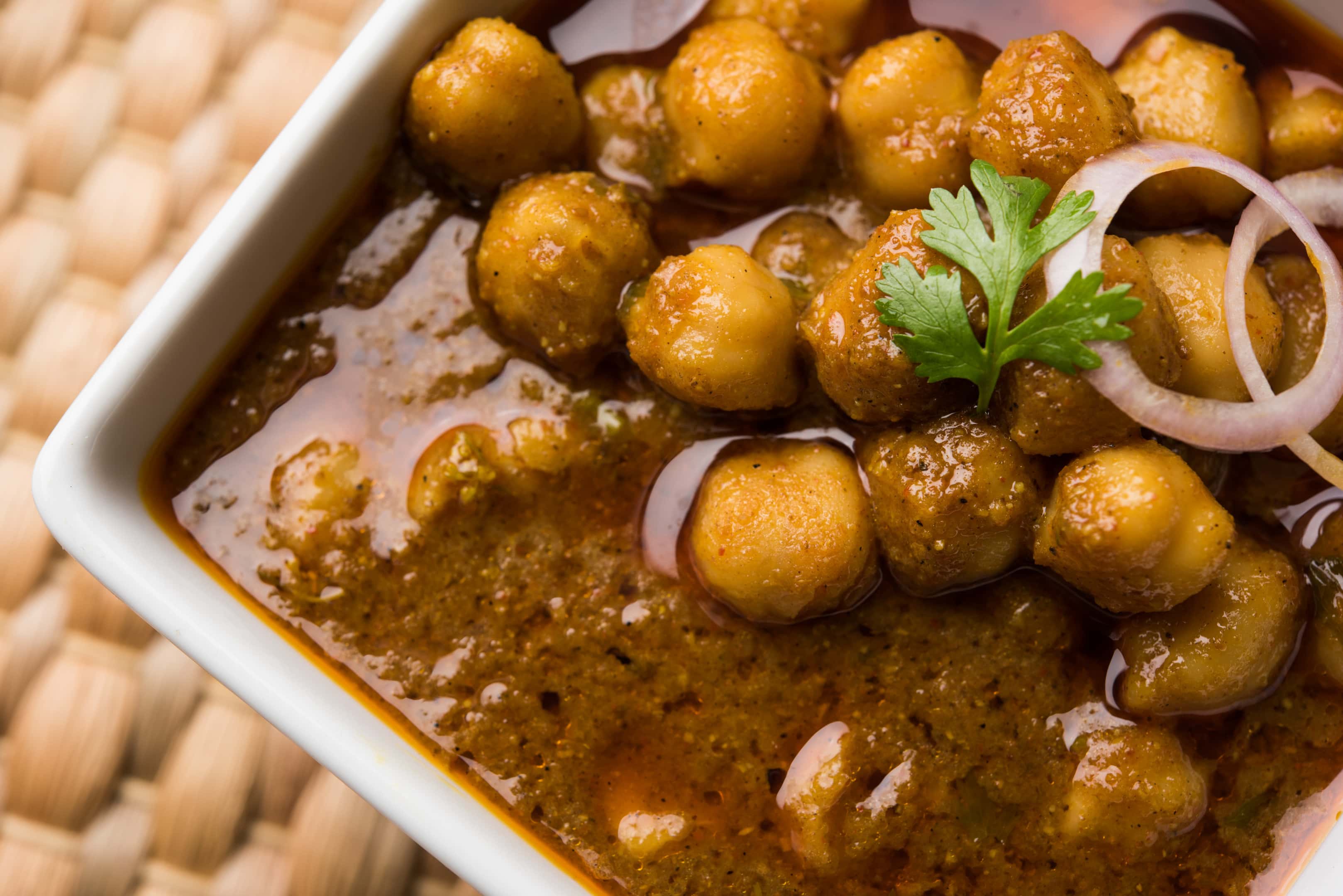 Kala Chana soup — traditional north Indian black chickpeas soup