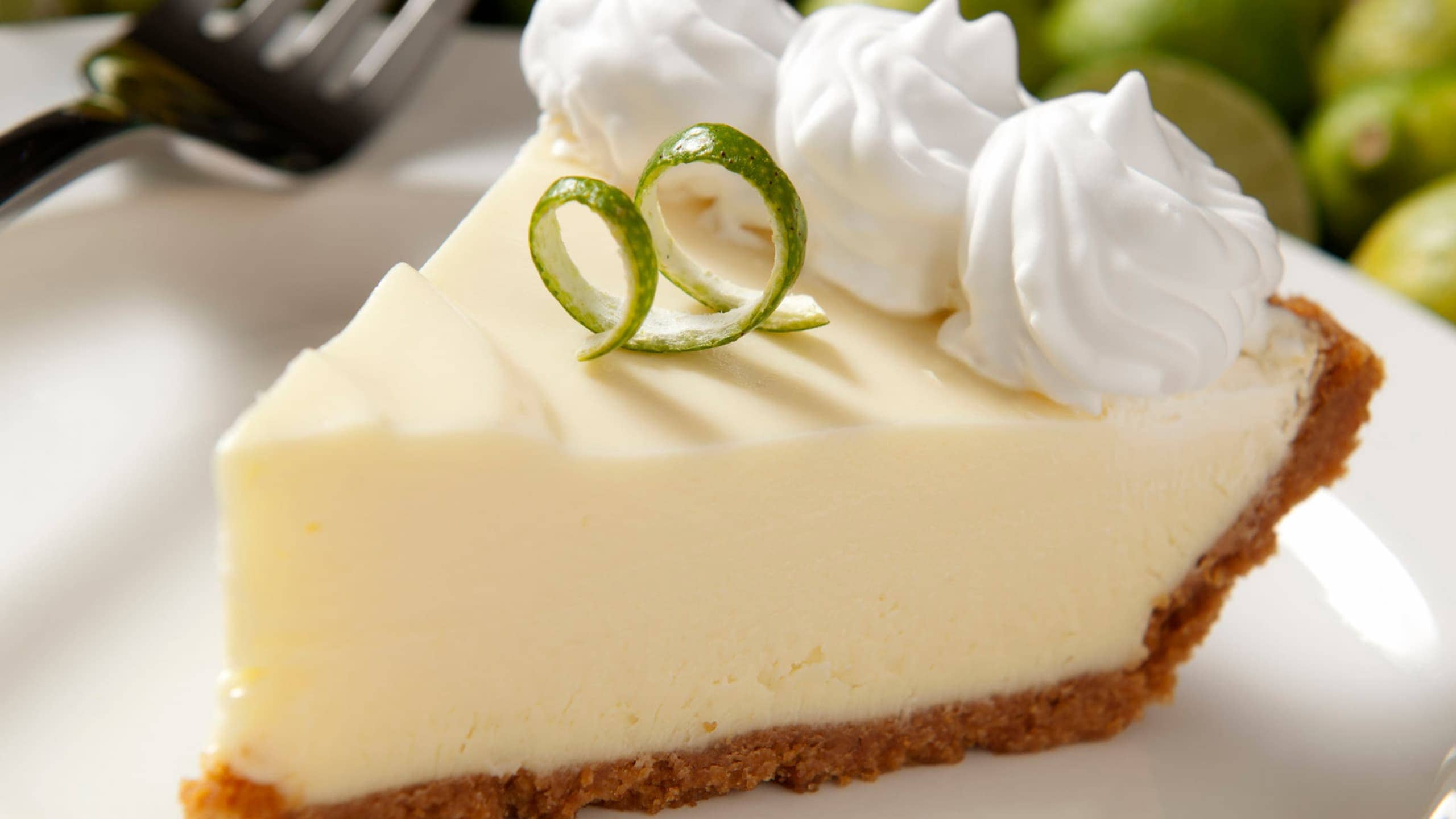 Kermit's key lime pie with whipped cream