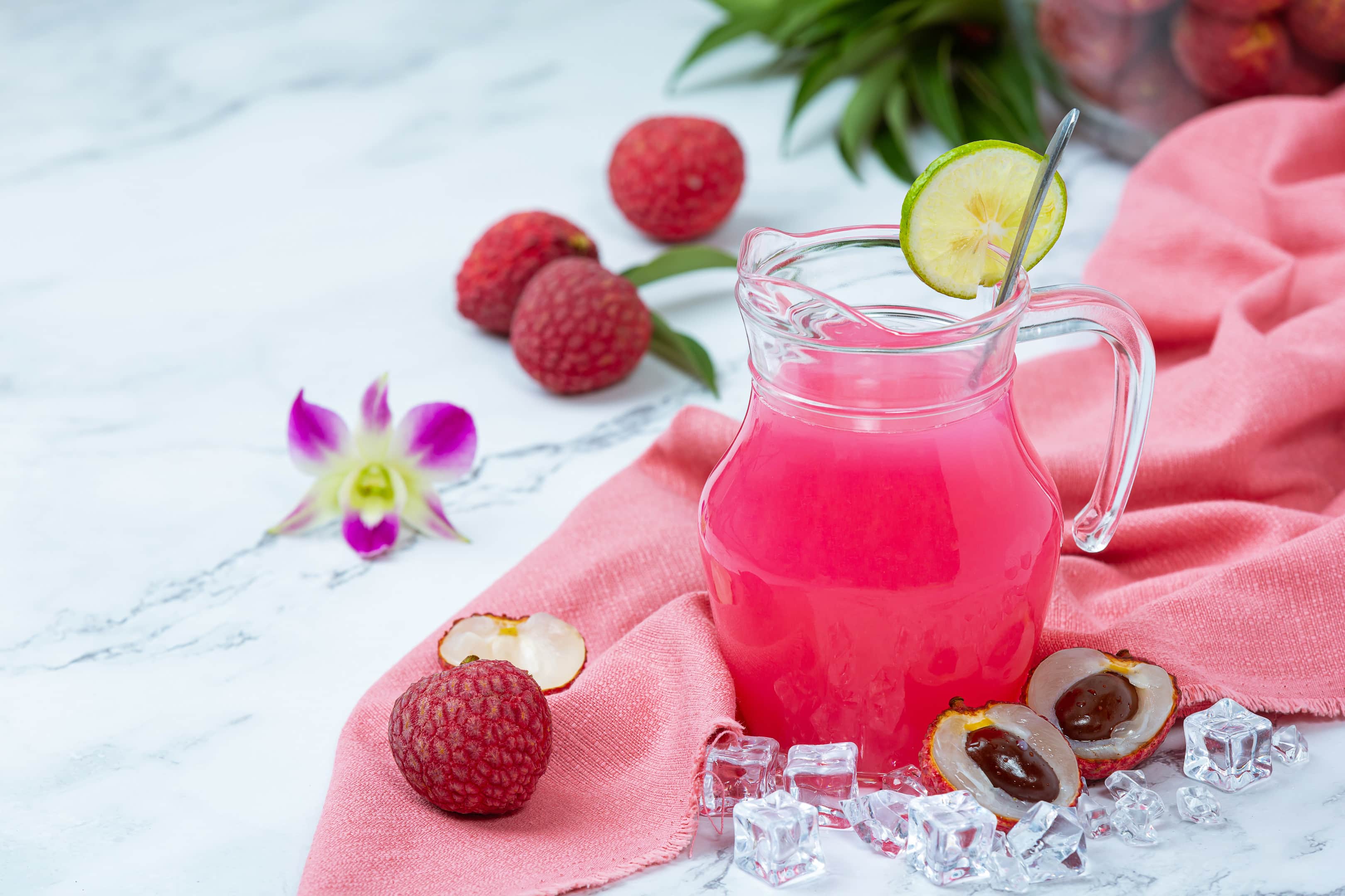 Lychee jelly — Thai dessert