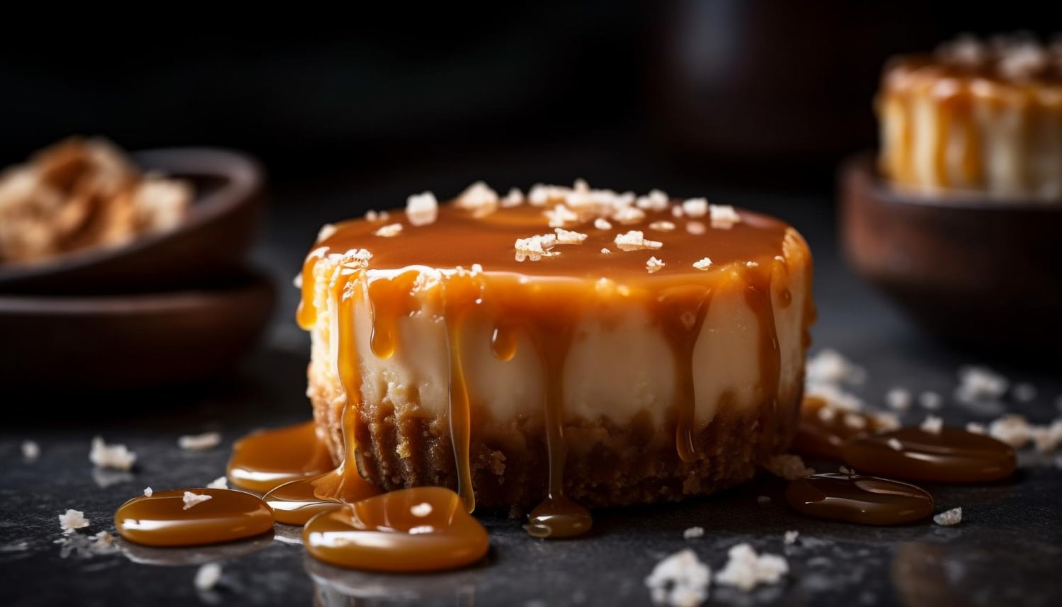 Malva pudding with topping