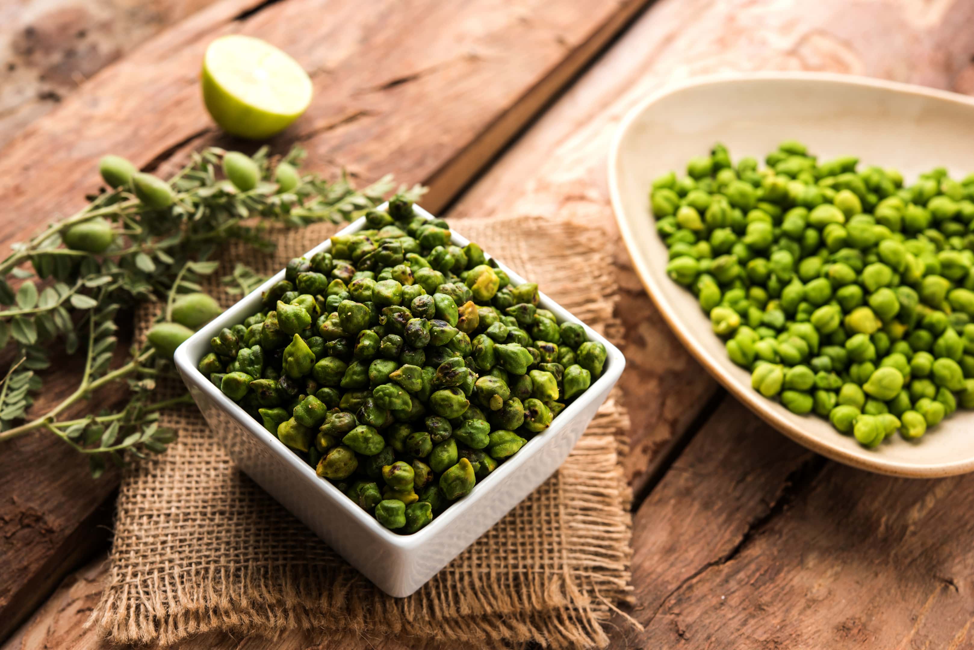 Roasted and fresh green chickpeas — Hara Harbara