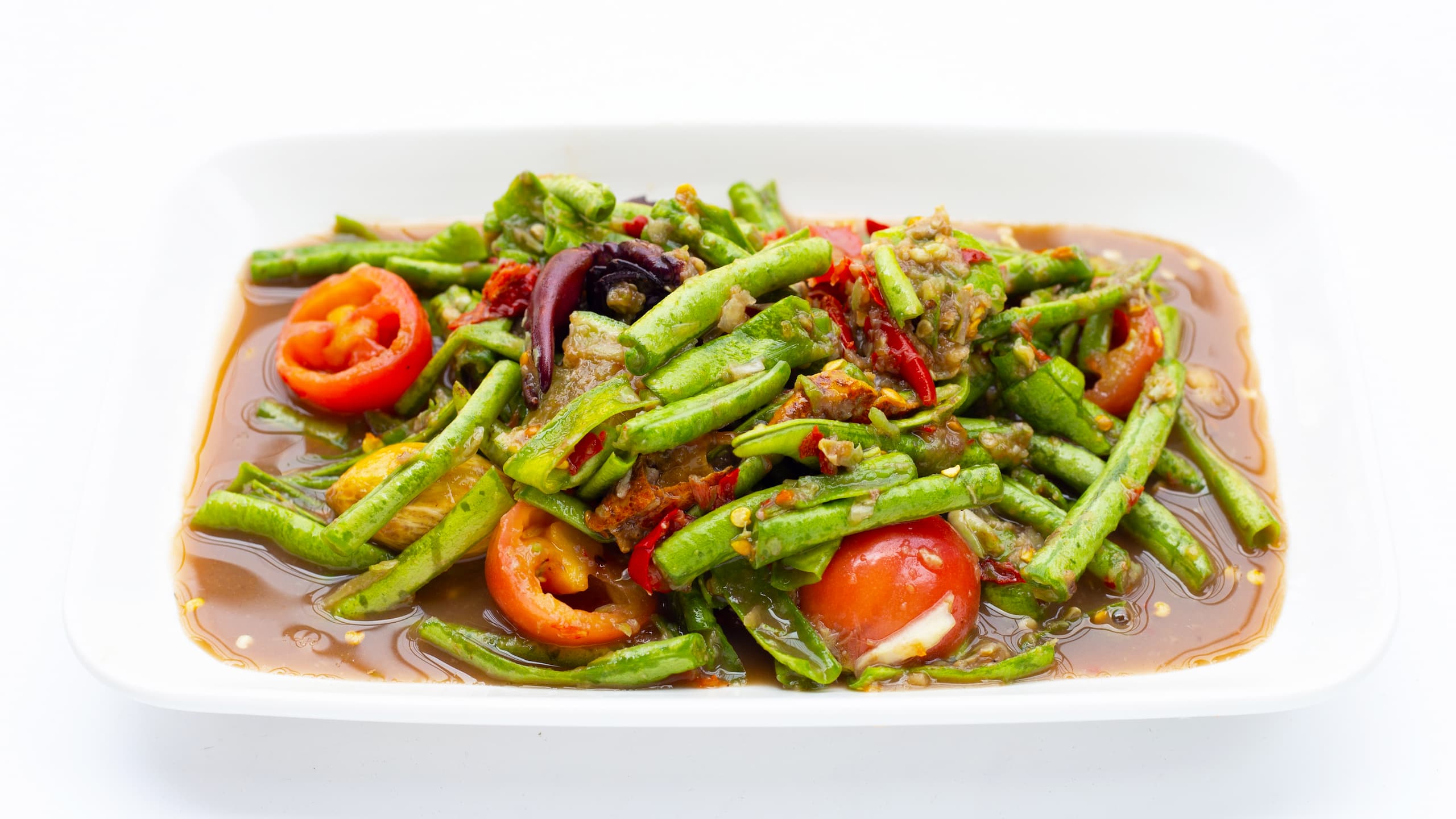 Spicy Bill Miller green bean salad