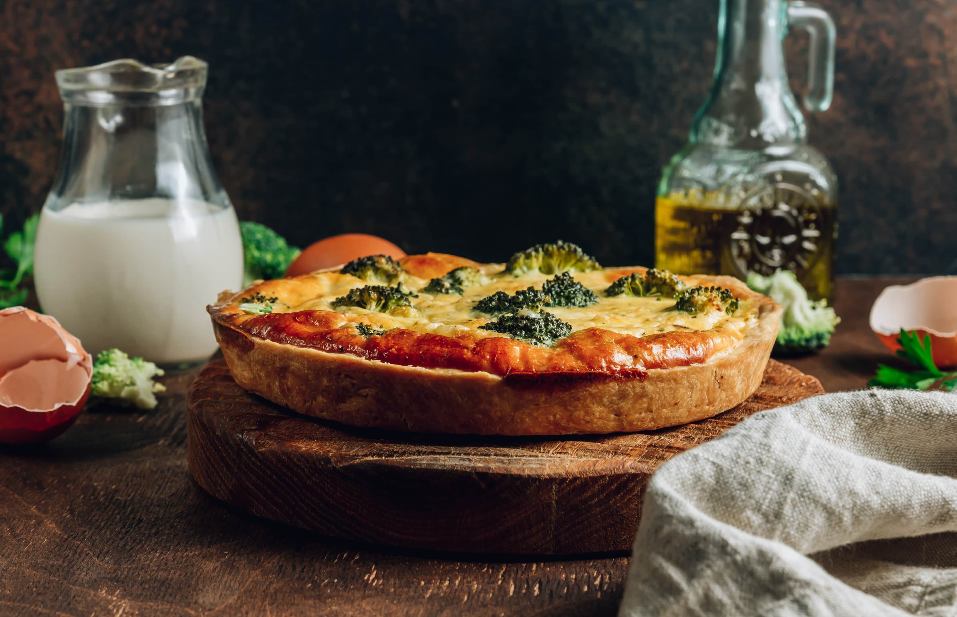Broccoli quiche