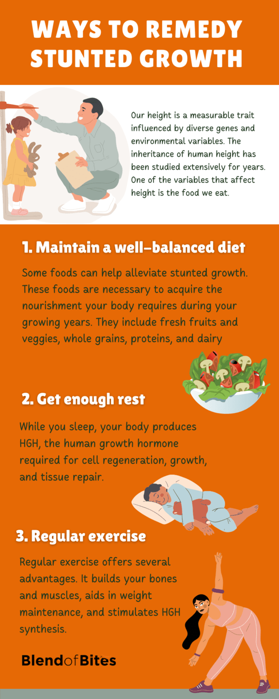 Ways to Remedy Stunted Growth Infographic