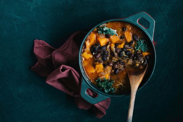 Black bean butternut squash stew