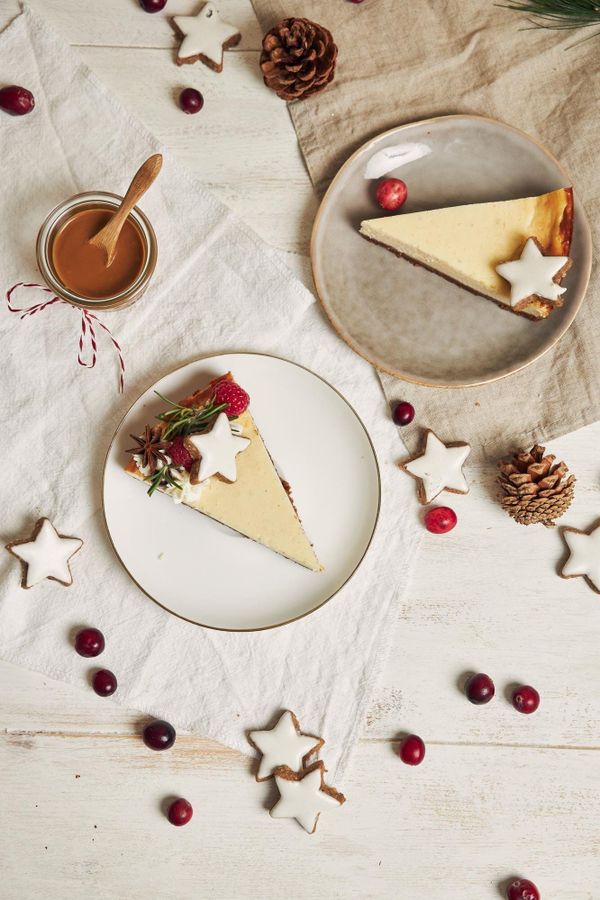 Gingerbread cheesecake