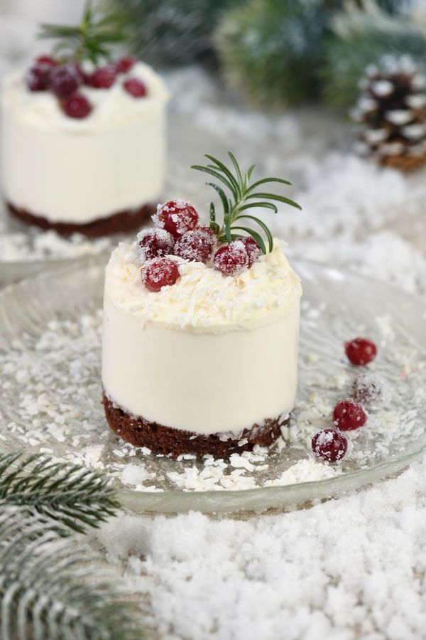 Peppermint cheesecake