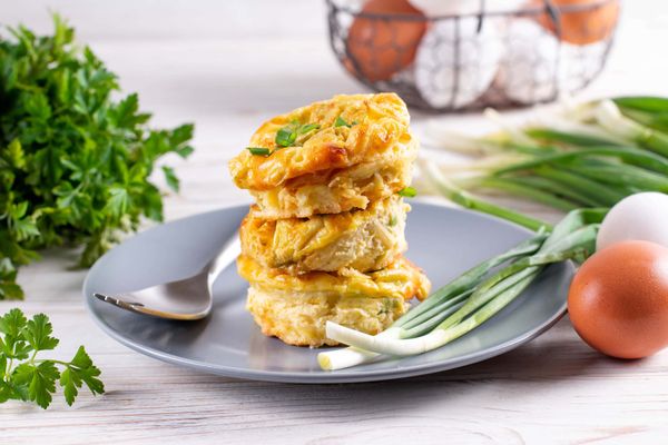 Delicious and healthy freshly baked egg bites