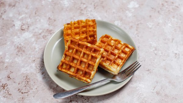 Delicious Herbalife waffle for breakfast