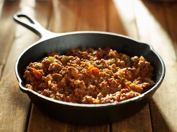 Ground beef butternut squash skillet