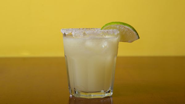 homemade Bartaco margarita with lime