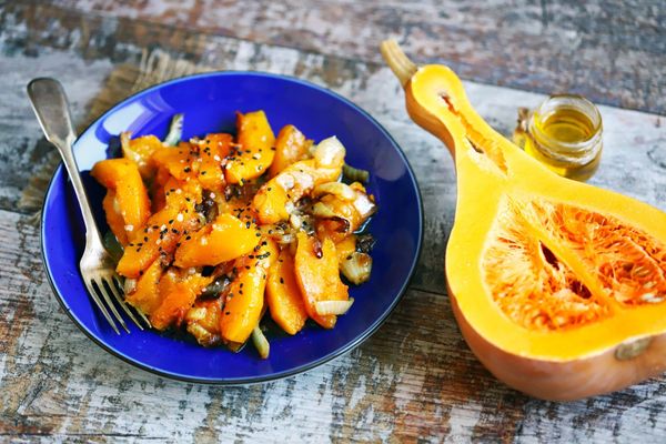 Honey roasted butternut squash