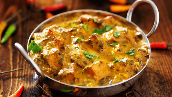 Indian yellow squash curry