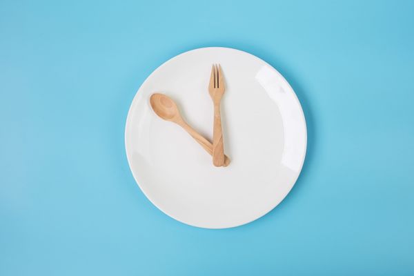 Intermittent fasting and dieting food concept