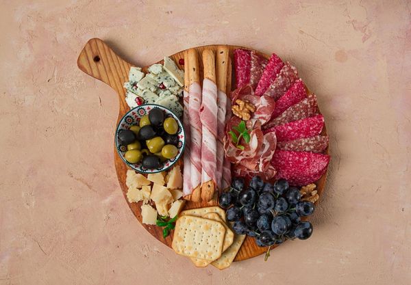 New Year's Eve appetizer board