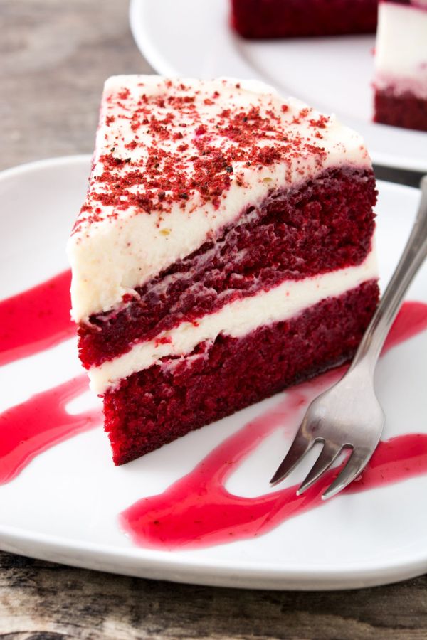 Red velvet cheesecake