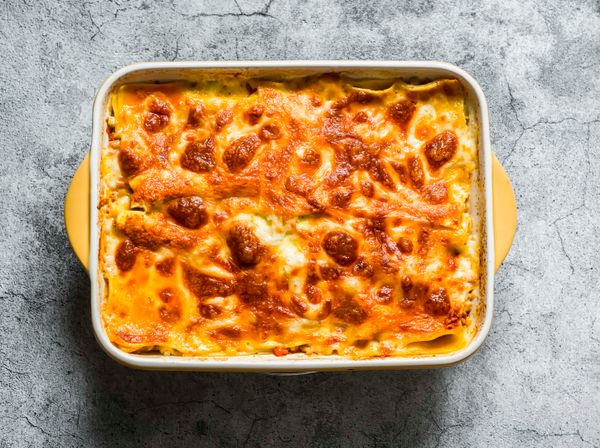 Gan Giorgio lasagna top view