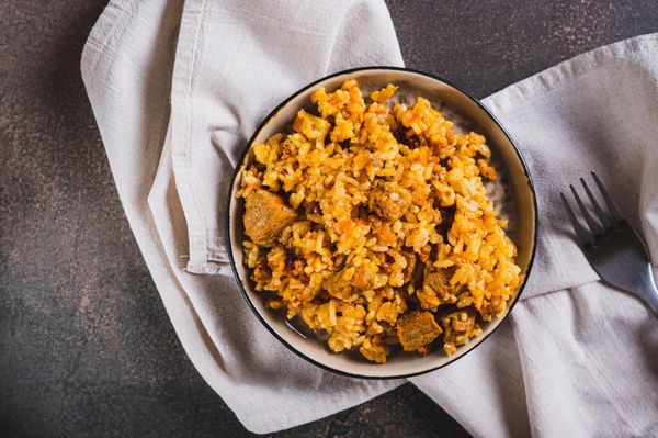 Sweet potato risotto