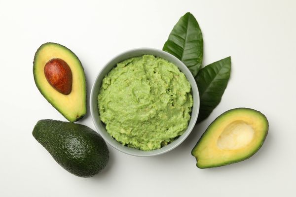 Tasty avocado crema