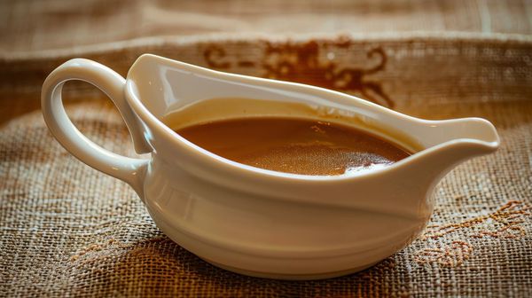 Turkey gravy from drippings