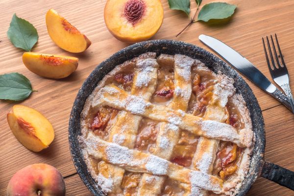 My Southern peach cobbler