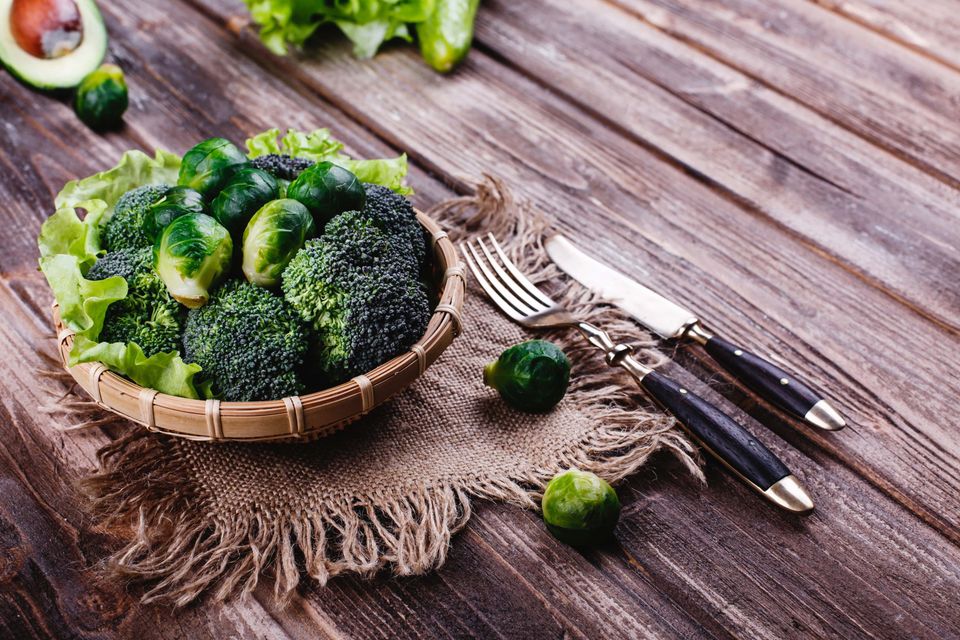 Broccoli and Brussels sprouts