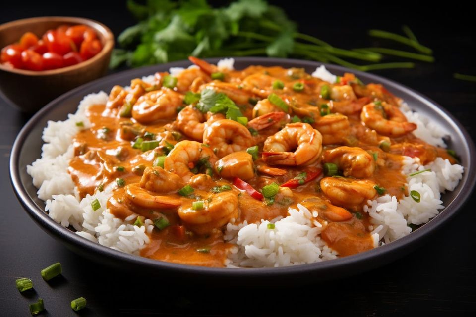 Cajun ninja crawfish etouffee
