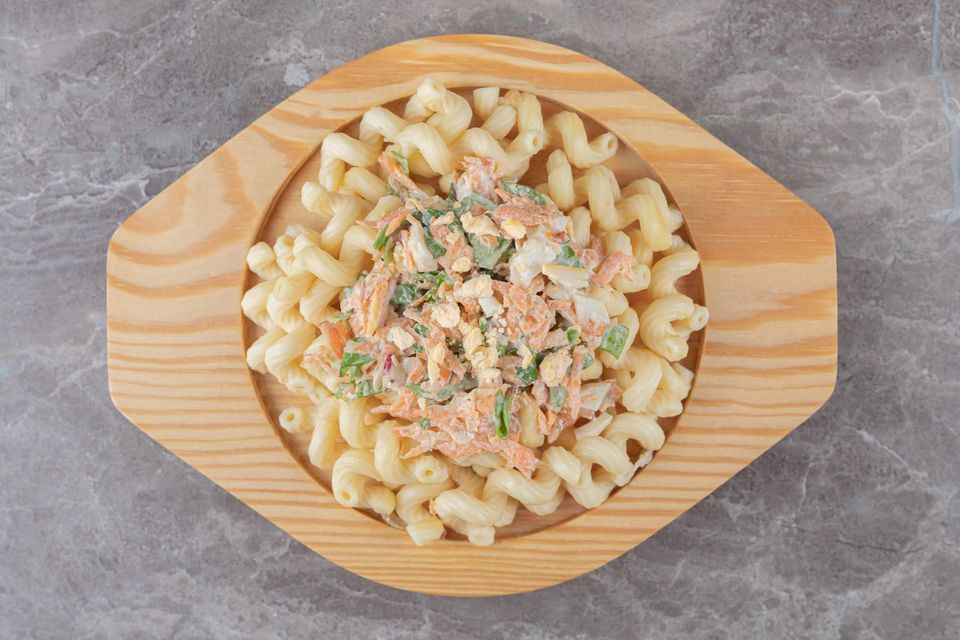 Creamy Ono Hawaiian macaroni salad