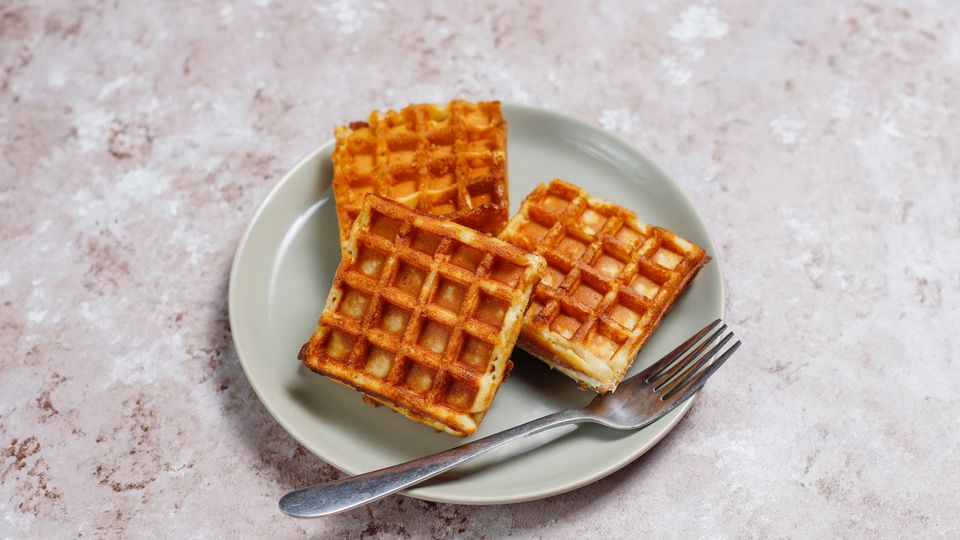 Delicious Herbalife waffle for breakfast