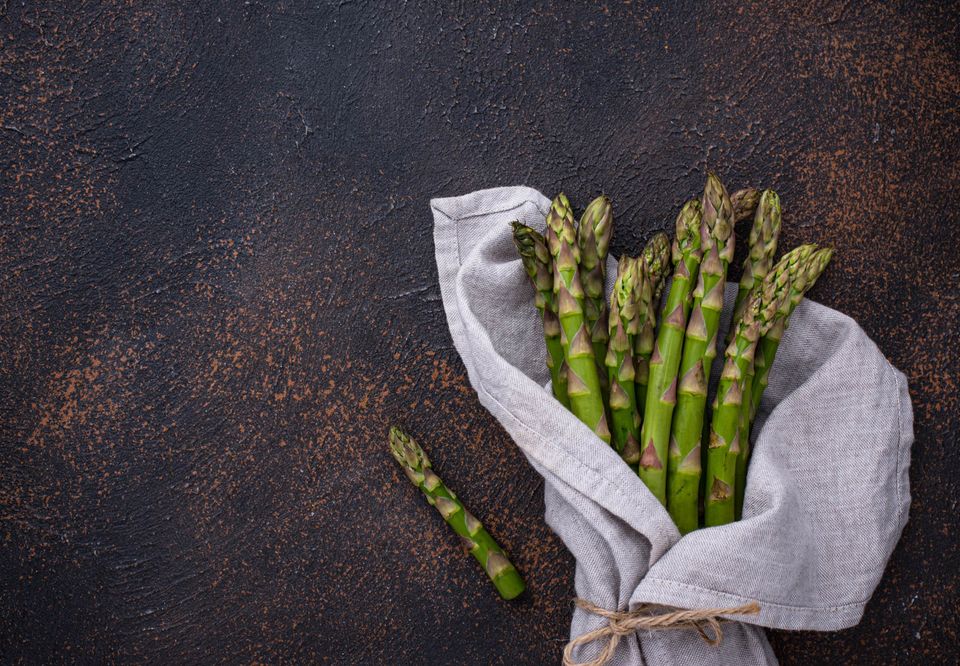 Fresh ripe asparagus