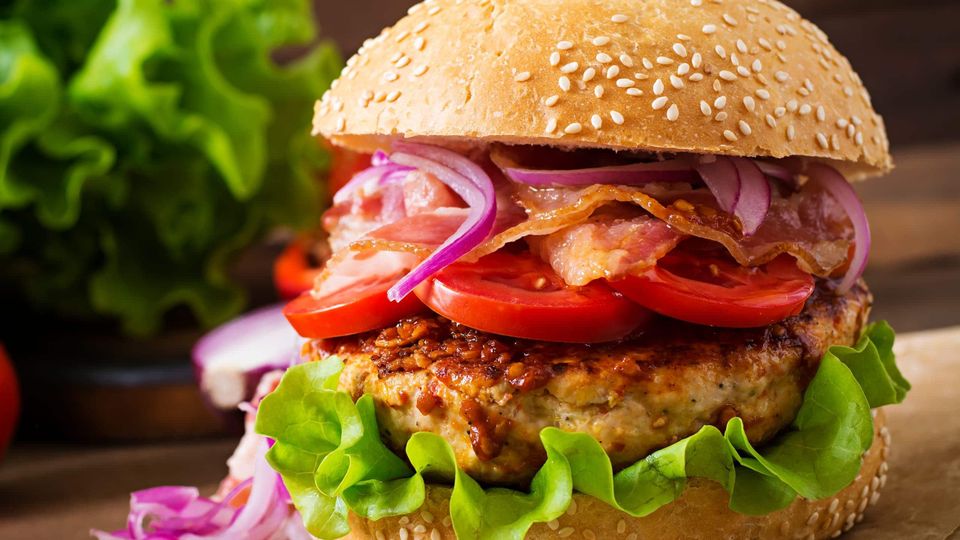 Barefoot Contessa's turkey burger