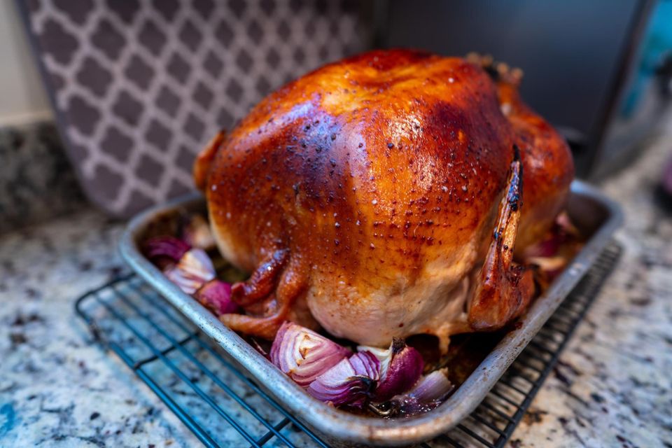 Roasted Cajun turkey