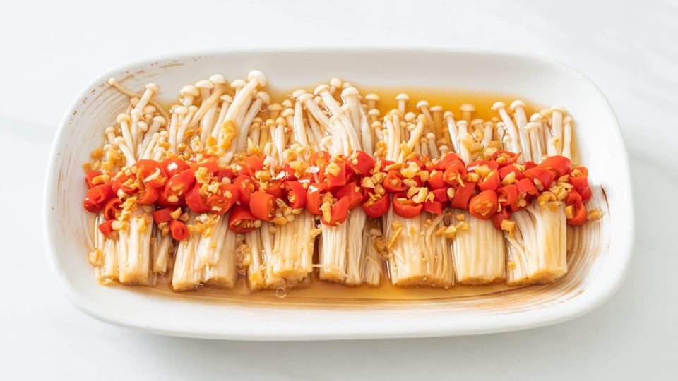 Spicy Enoki mushroom