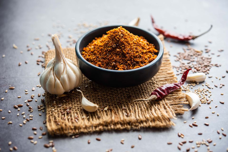 Spicy Slap Ya Mama seasoning with garlic and red peppers