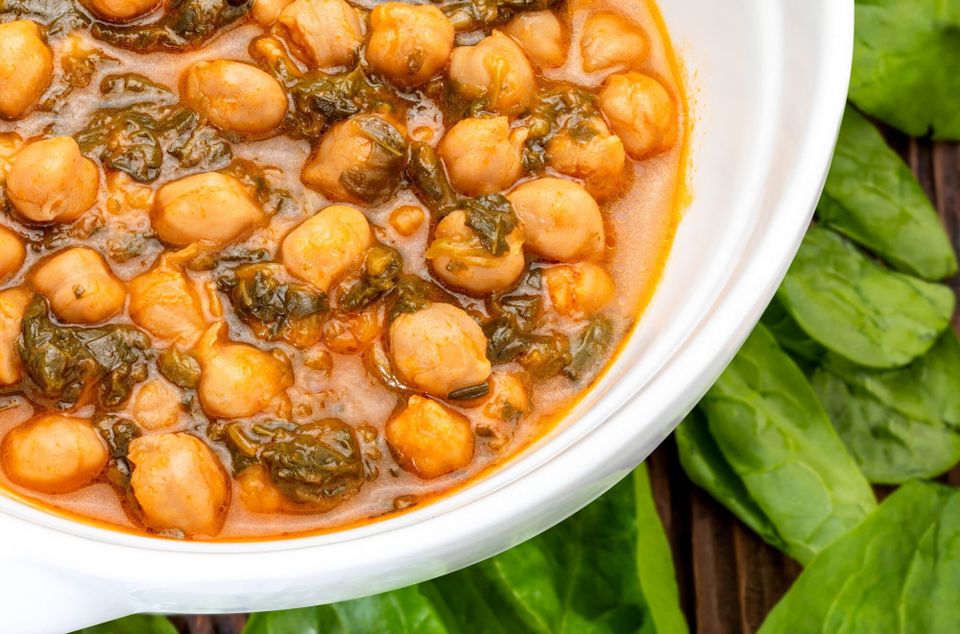 Sweet potato chickpea coconut curry