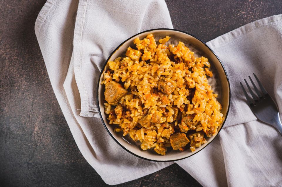 Sweet potato risotto