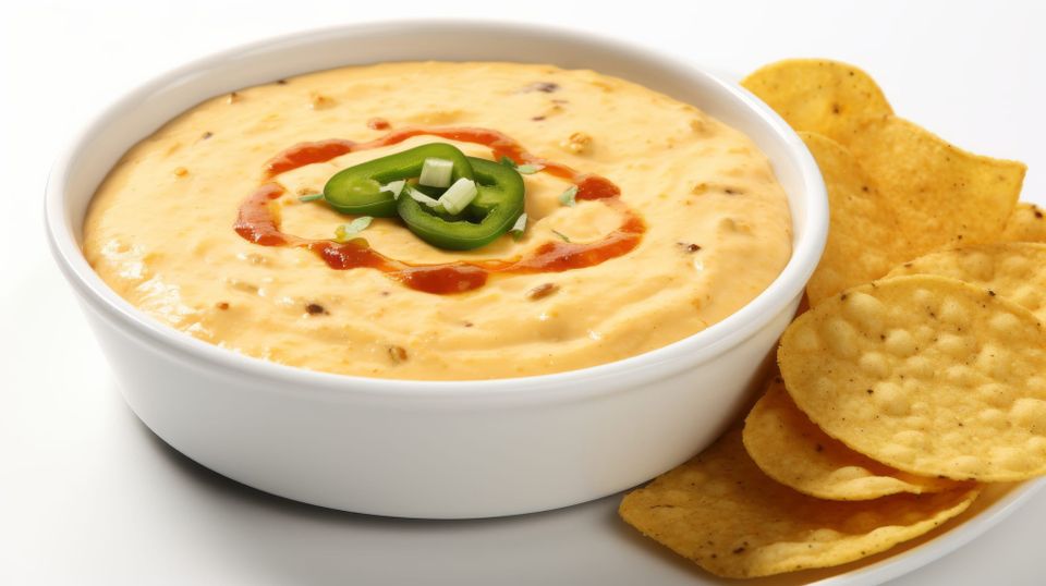Bowl of queso dip