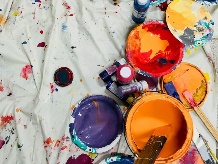 AI, paint and shoes