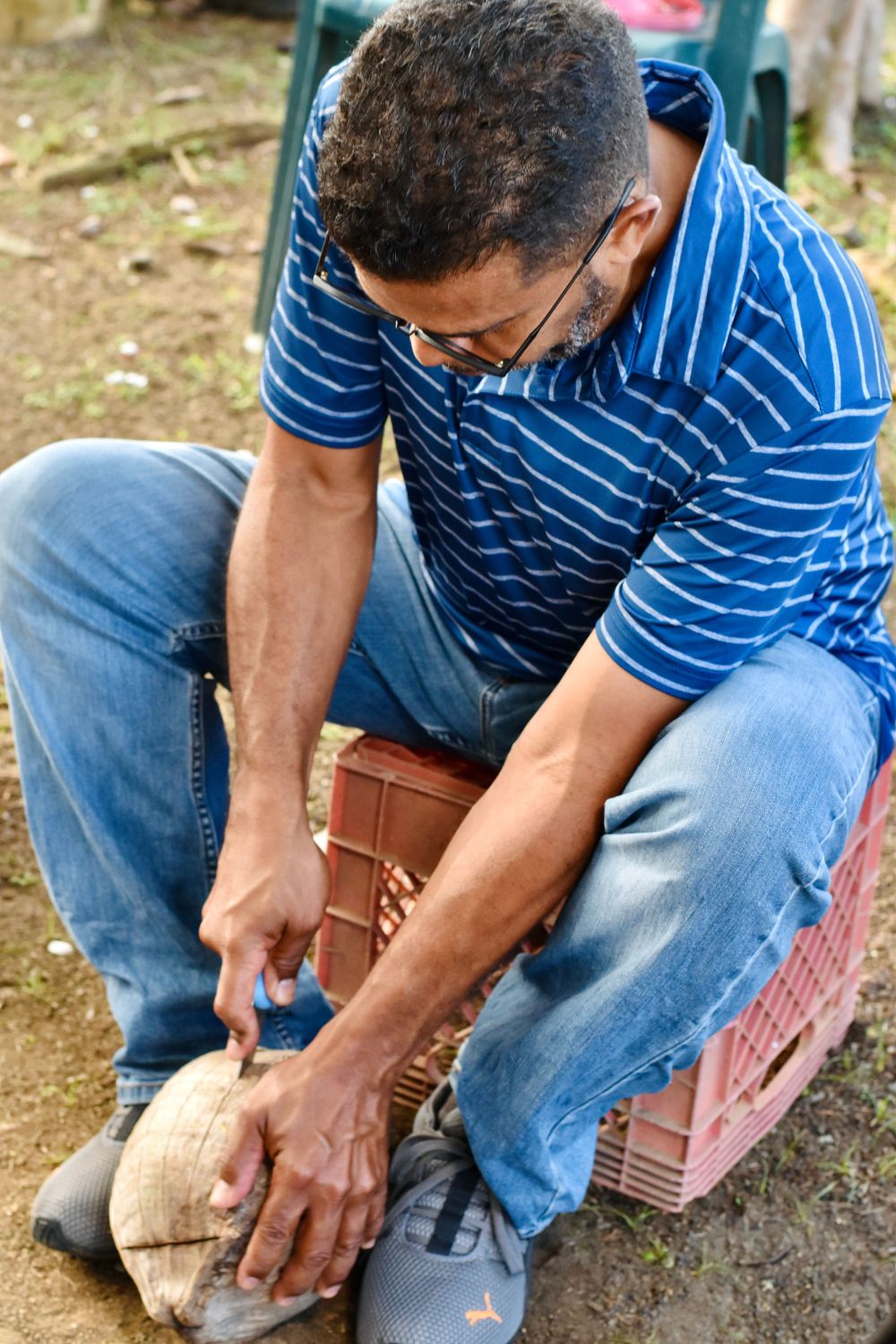 Fotografía del trabajo artesanal de Teddy Vázquez y Wilda Cruz