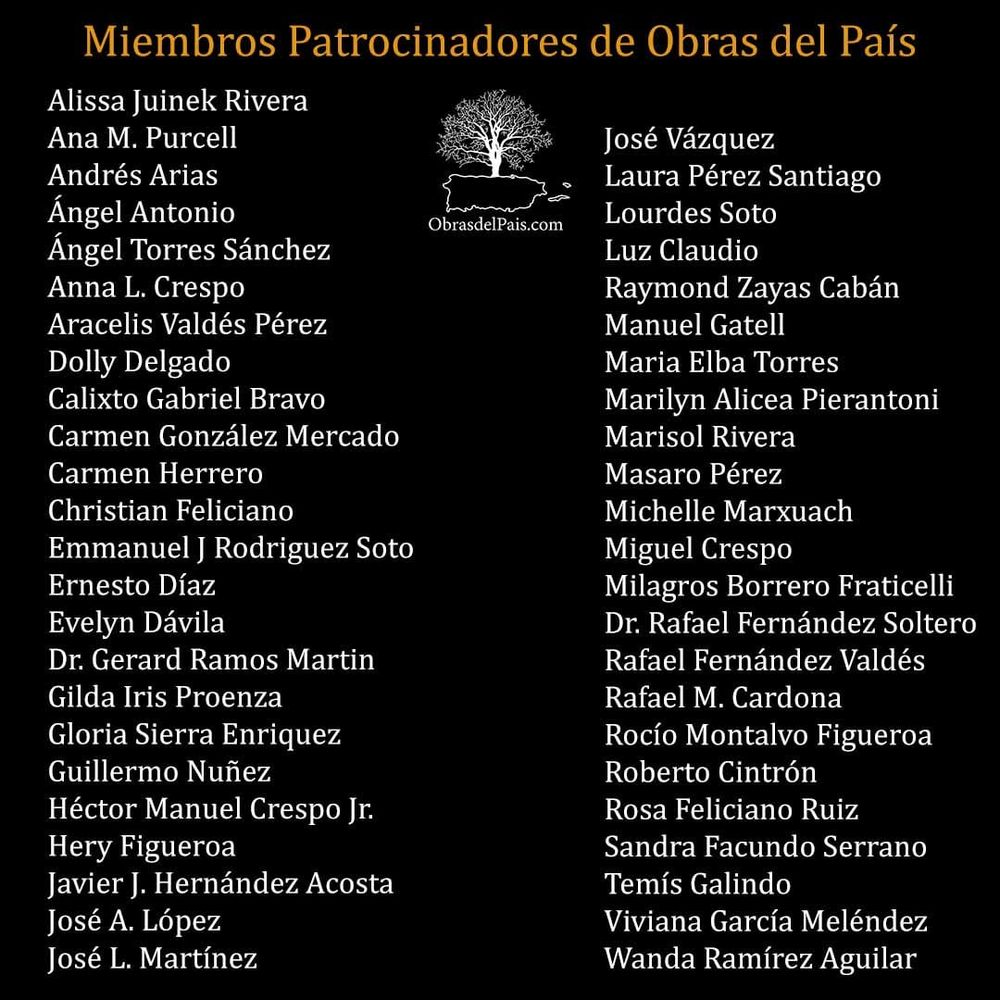 Comunidad de Miembros Patrocinadores de Obras del País