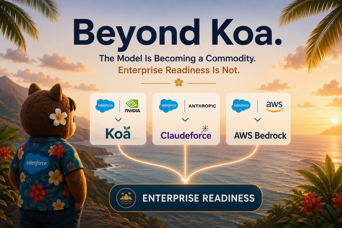 Beyond Koa: The Model Is Becoming a Commodity. Enterprise Readiness Is Not.